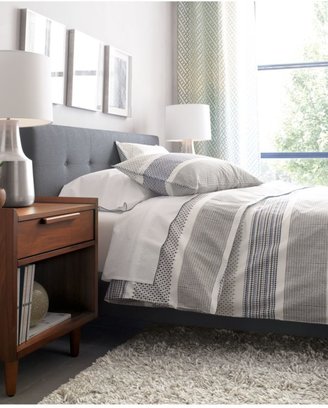 Crate & Barrel Tate Queen Upholstered Bed 38"