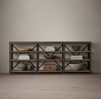 Restoration Hardware French Library 90" Console