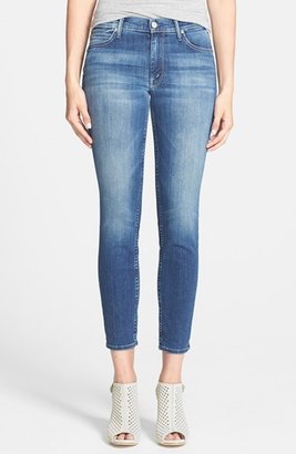 Mother 'The Muse' Ankle Skinny Jeans (China Blossom)