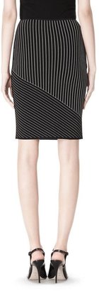 Alexander Wang Mixed Pinstripe Skirt