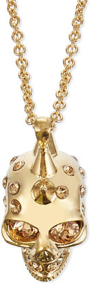 Alexander McQueen Small punk skull pendant necklace
