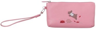 Radley The great outdoors small pink wristlet purse