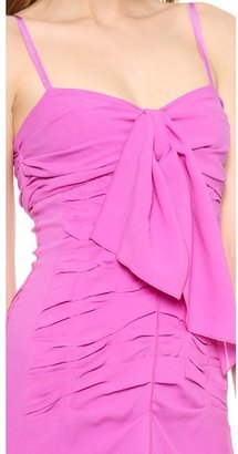 Nina Ricci Ruched Silk Gown