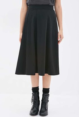 Forever 21 Woven Midi Skirt