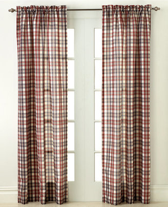 CHF Sheer London Plaid Window Treatment Collection