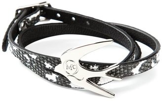 McQ swallow buckled bracelet
