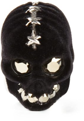 Alexander McQueen studded skull ring