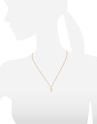 Mia & Beverly Rose Quartz and Diamond 18K Gold Charm Necklace