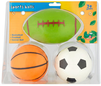 George ASDA Sports Ball 3 Pack