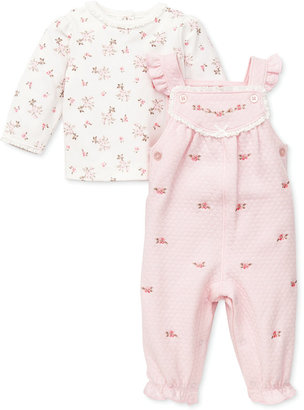 Little Me Baby Girls' 2-Piece Roses Set