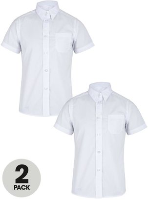 Top Class Girls Short Sleeve Shirts (2 Pack)