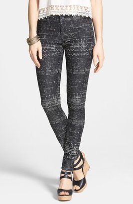 Volcom 'Liberator' Print Skinny Jeans