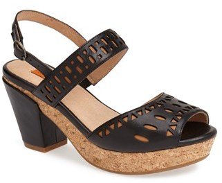 Miz Mooz 'Roma' Perforated Leather Sandal (Women)(Special Purchase)
