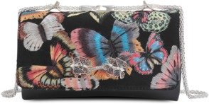 Valentino Embroidered Butterfly Vavavoom Clutch