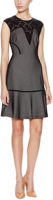 Tracy Reese Lace Graphic A-Line Dress