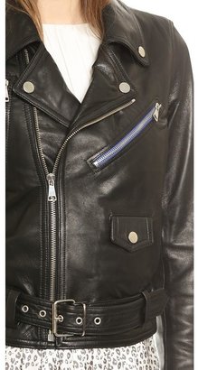 Band Of Outsiders Leather Moto Jacket