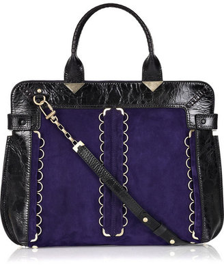 Versace Leather and suede bag