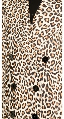 Carven Leopard Coat