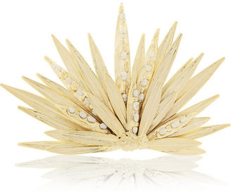 Rosantica Apache gold-dipped pearl hairclip