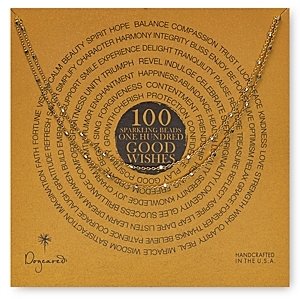 Dogeared 100 Good Wishes Tiny Beads Necklace, 41