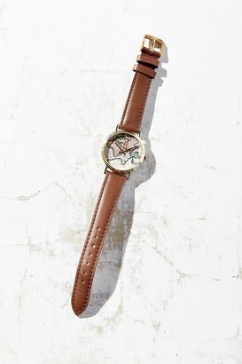 Urban Outfitters Around The World Leather Watch