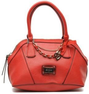 GUESS New Women's Night Angel S Dome Satchel  In Red