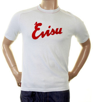 Evisu early original genuine rare sky logo ES03FPL01 K13 raglan knitt