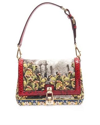 Dolce & Gabbana Temple brocade shoulder bag