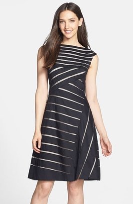 Adrianna Papell Banded A-Line Dress
