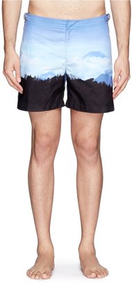 Orlebar Brown Bulldog mountain print swim shorts