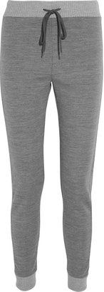 Chloé Wool-blend jersey track pants