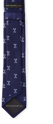John Varvatos Star USA By Key Print Silk Tie