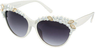 ASOS Embellished Gem Cat Eye Sunglasses