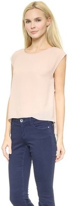 Alice + Olivia AIR by High Low Back Cutout Top