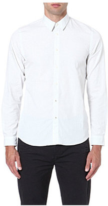 Folk Fitted cotton shirt - for Men