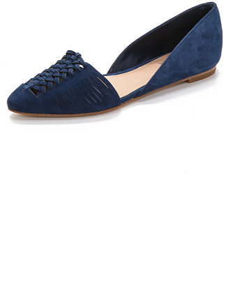 Belle by Sigerson Morrison Veda Suede Woven Flats