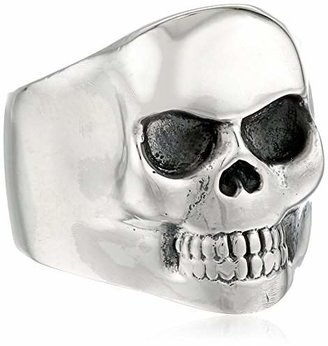 King Baby Studio Small Classic Skull Ring, Size 11