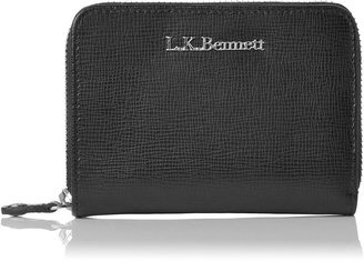 LK Bennett Kiara Leather Small Zip Purse