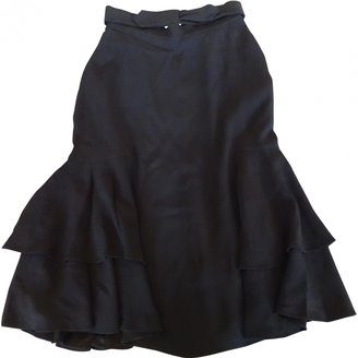Temperley London Black Viscose Skirt