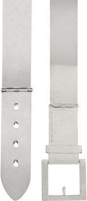 Alexander McQueen Hinged silver-tone belt