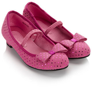Accessorize Metallic Spot and Bow Flamenco Shoes