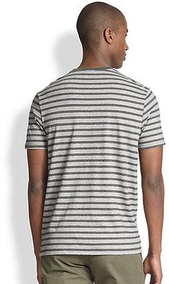 Vince Jersey Cotton Striped Tee