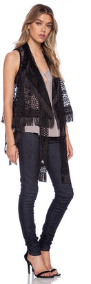 Anna Sui Crochet Lace Vest