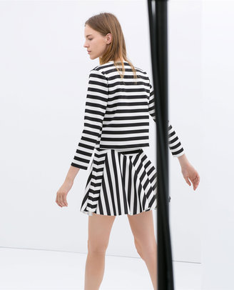 Zara 29489 Striped Skirt