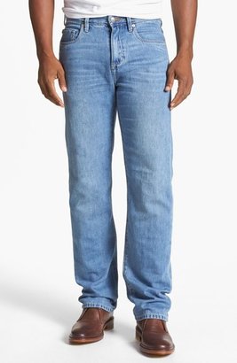 Tommy Bahama Relax 'Coastal Island' Standard Fit Five Pocket Straight Leg Jeans (Light Wash)