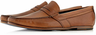 Topman Dune Tan Leather Penny Loafers*