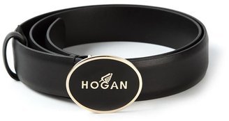 Hogan logo buckle belt