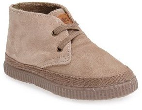 Cienta Suede Lace-Up High Top (Toddler)