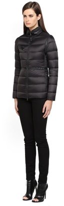 Mackage Irma-F4 Black Light Winter Down Jacket With Leather Trims