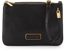 Marc by Marc Jacobs Ligero Double Percy Crossbody Bag, Black
